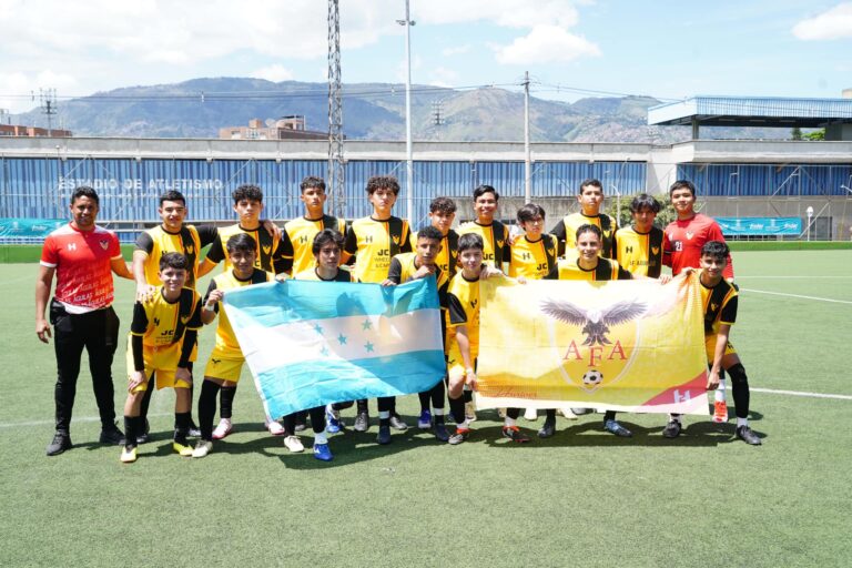 La Academia de Fútbol Águilas gana su primer partido internacional en Medellín